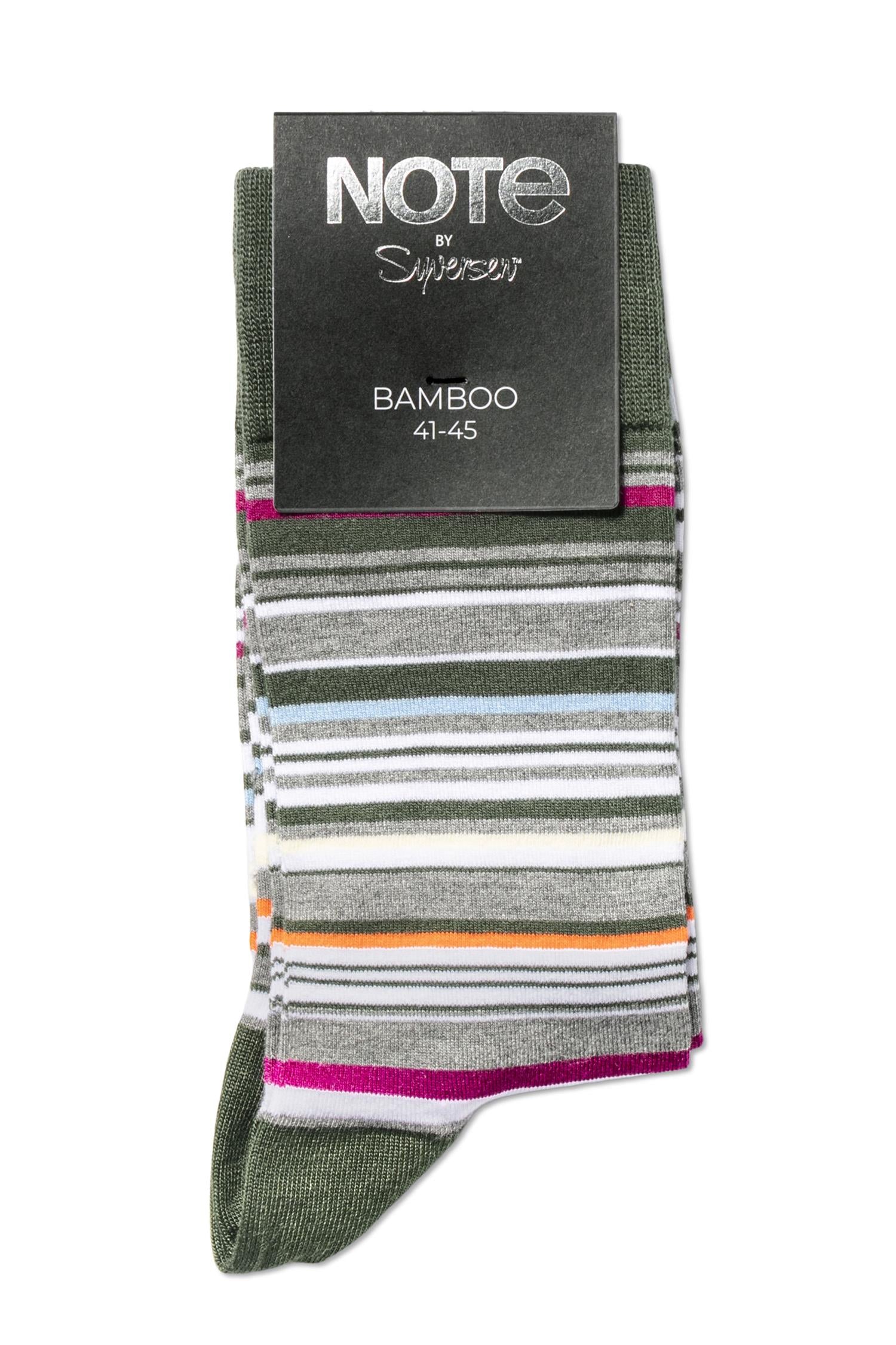 Eton Bamboo Multi Stripe