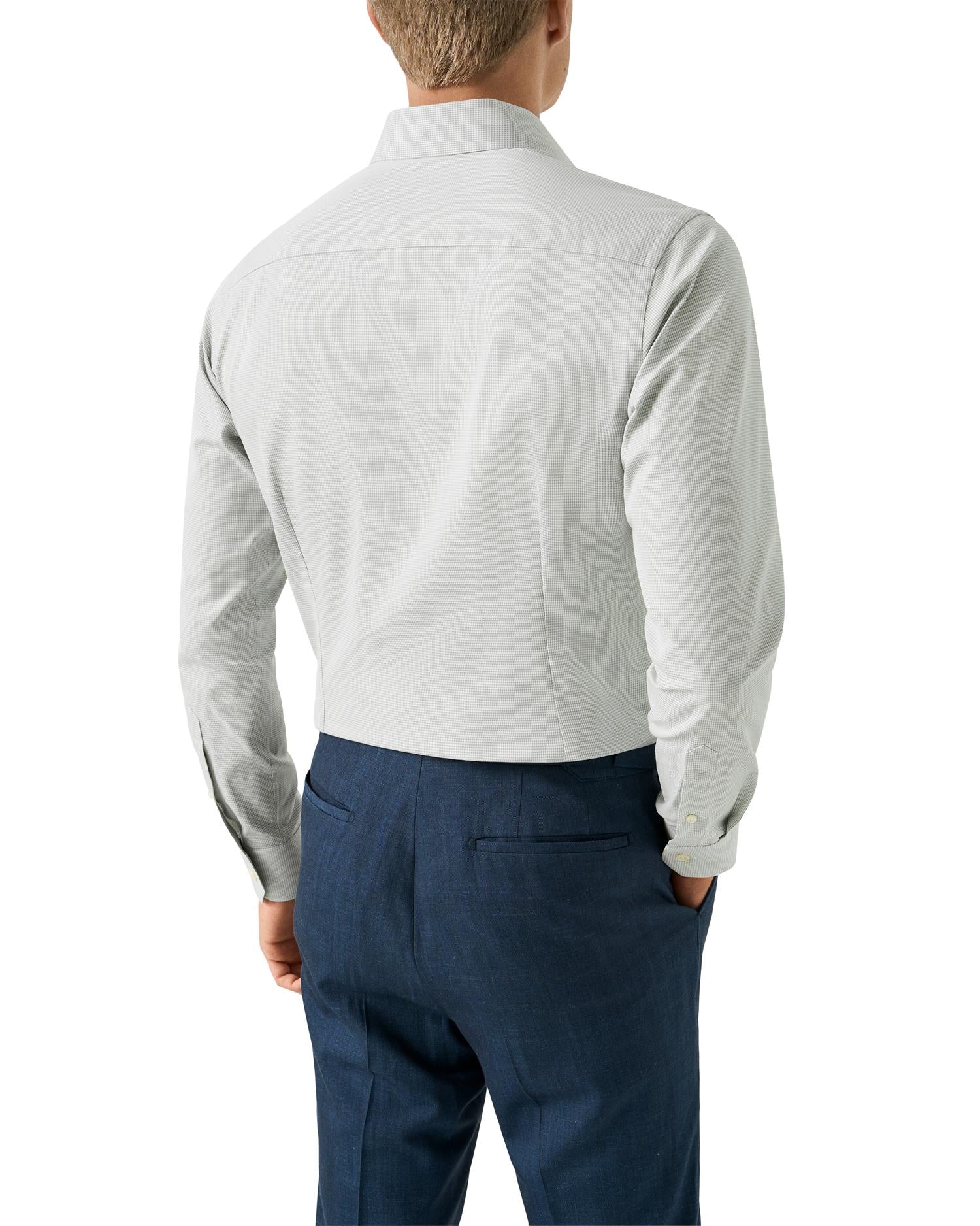 Slim Houndstooth Signature Twill Shirt