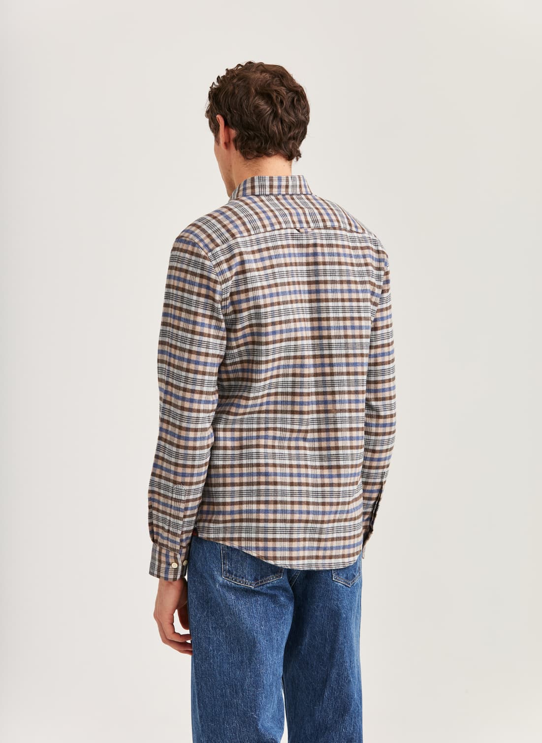 Flannel Check Shirt-Slim Fit
