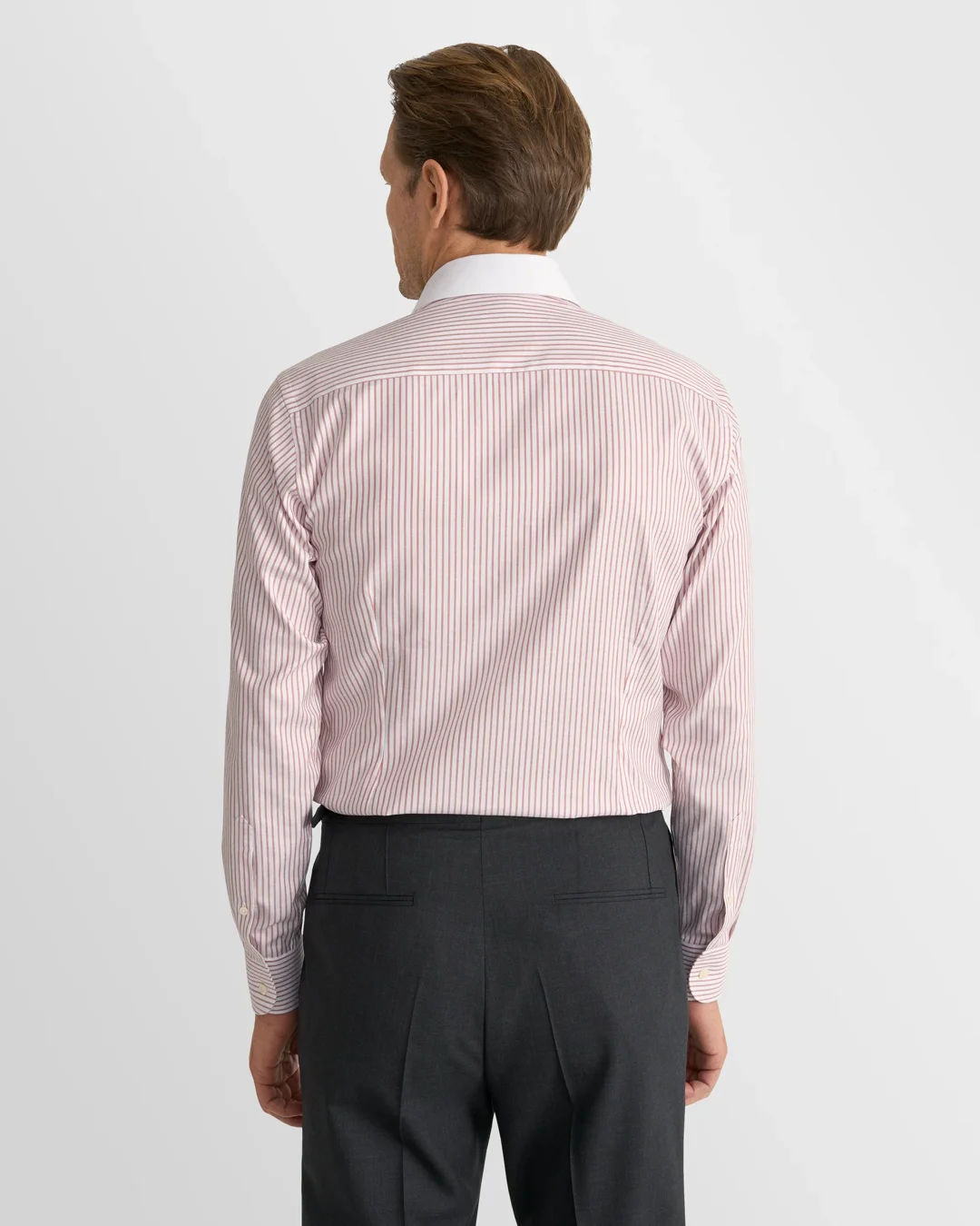Orange Striped Signature Oxford Shirt