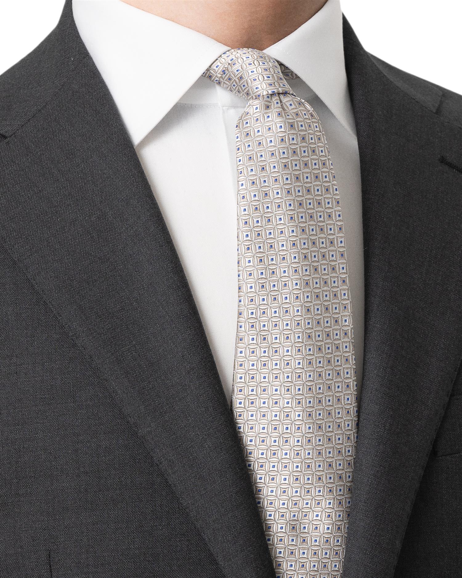 Geometrical Woven Silk Tie