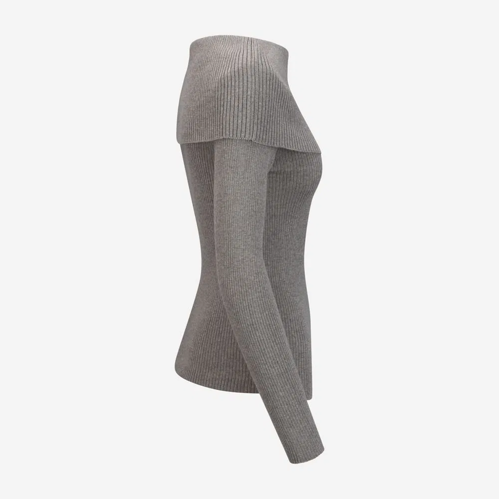 Klara Svart off shoulder-topp