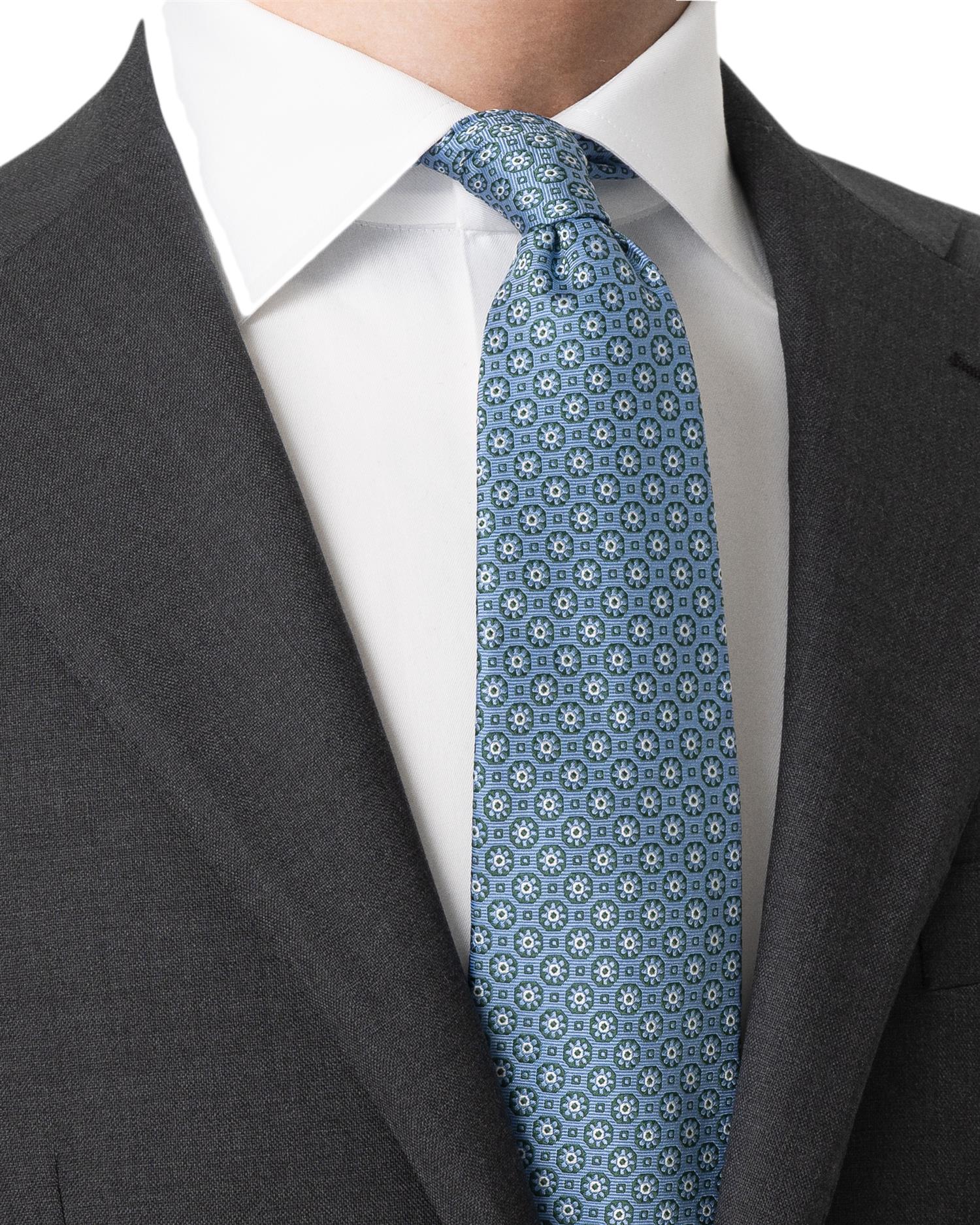 Medallion Woven Silk Tie