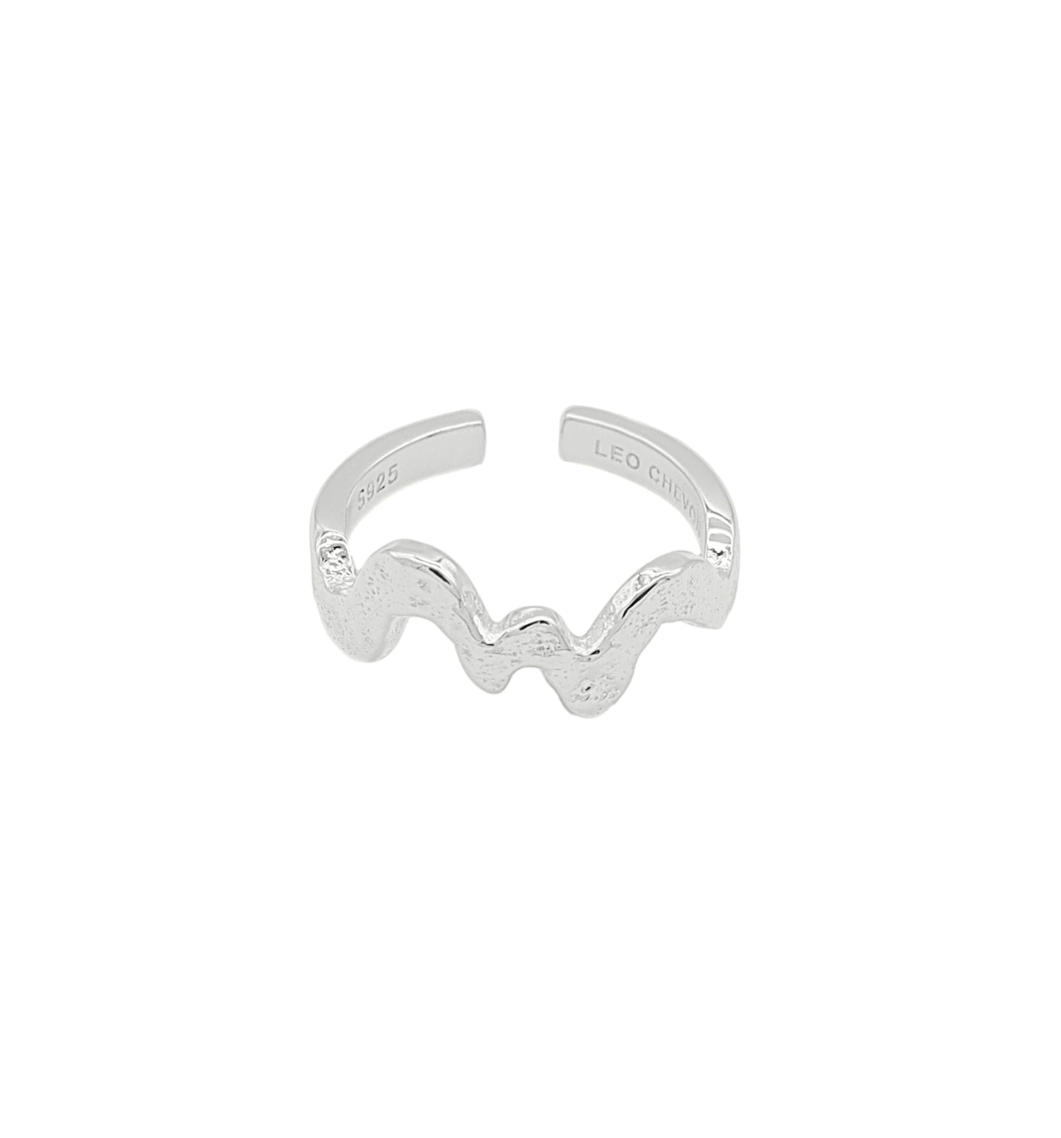 Bergen Bølgete Ring Justerbar