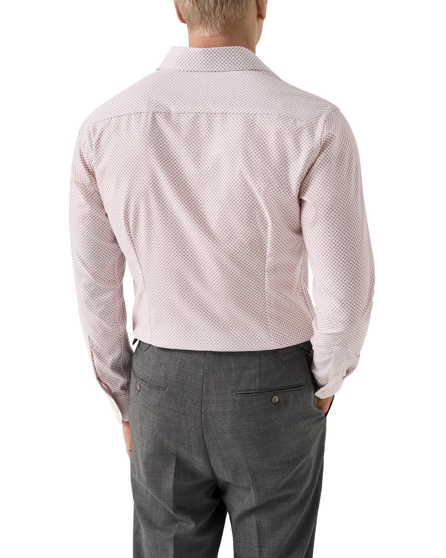 Slim Geometric Print Signature Twill Shirt