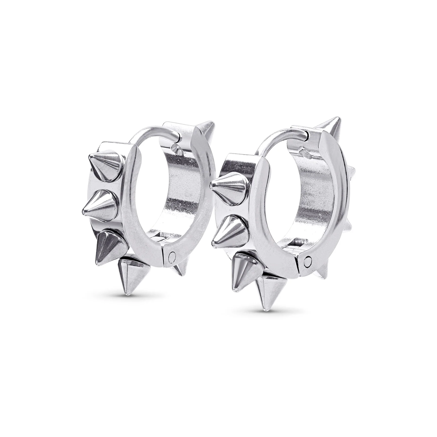 Elda - Spike Hoop Earrings Stainless Steel