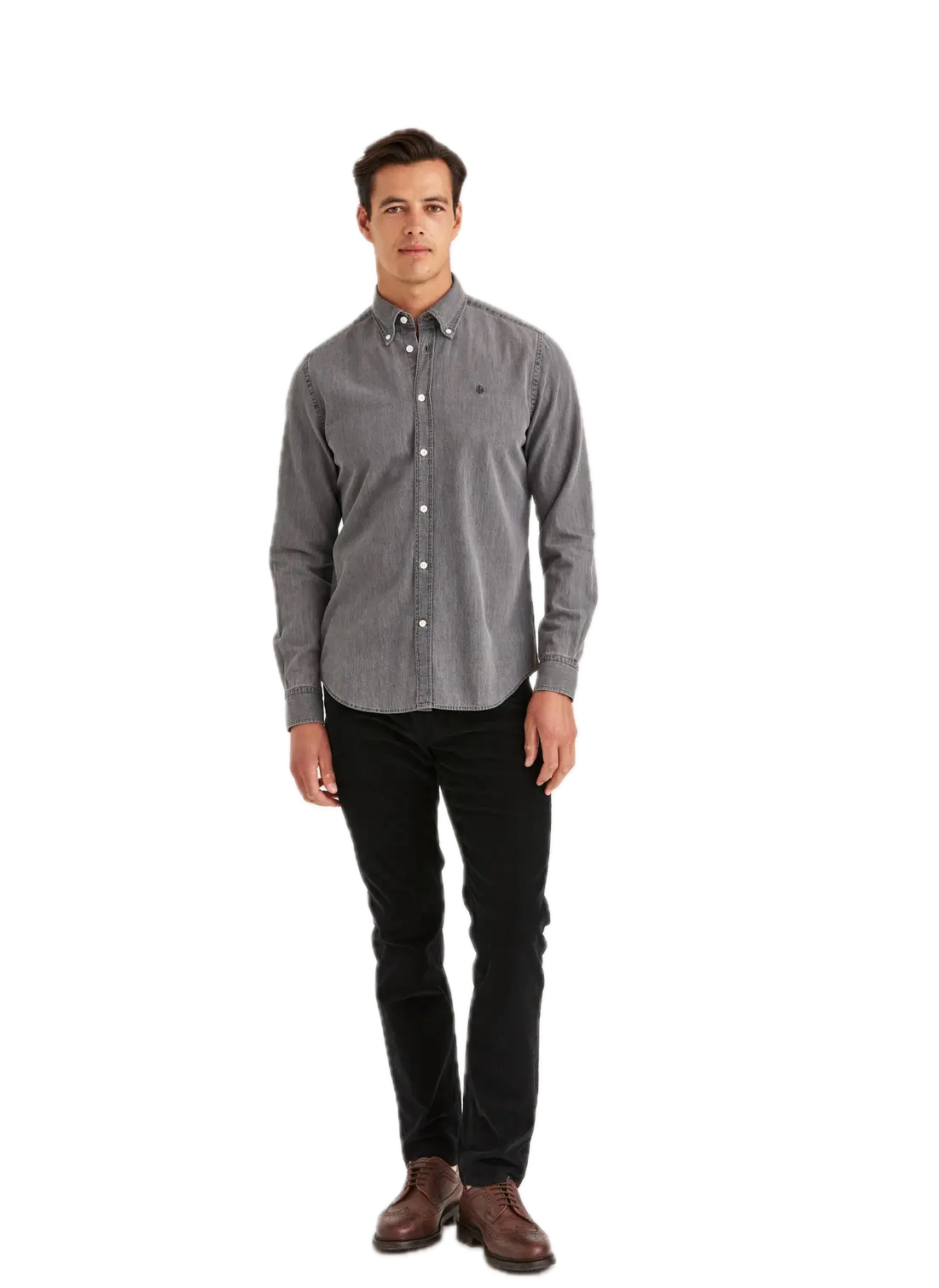Light Denim Shirt-Slim Fit