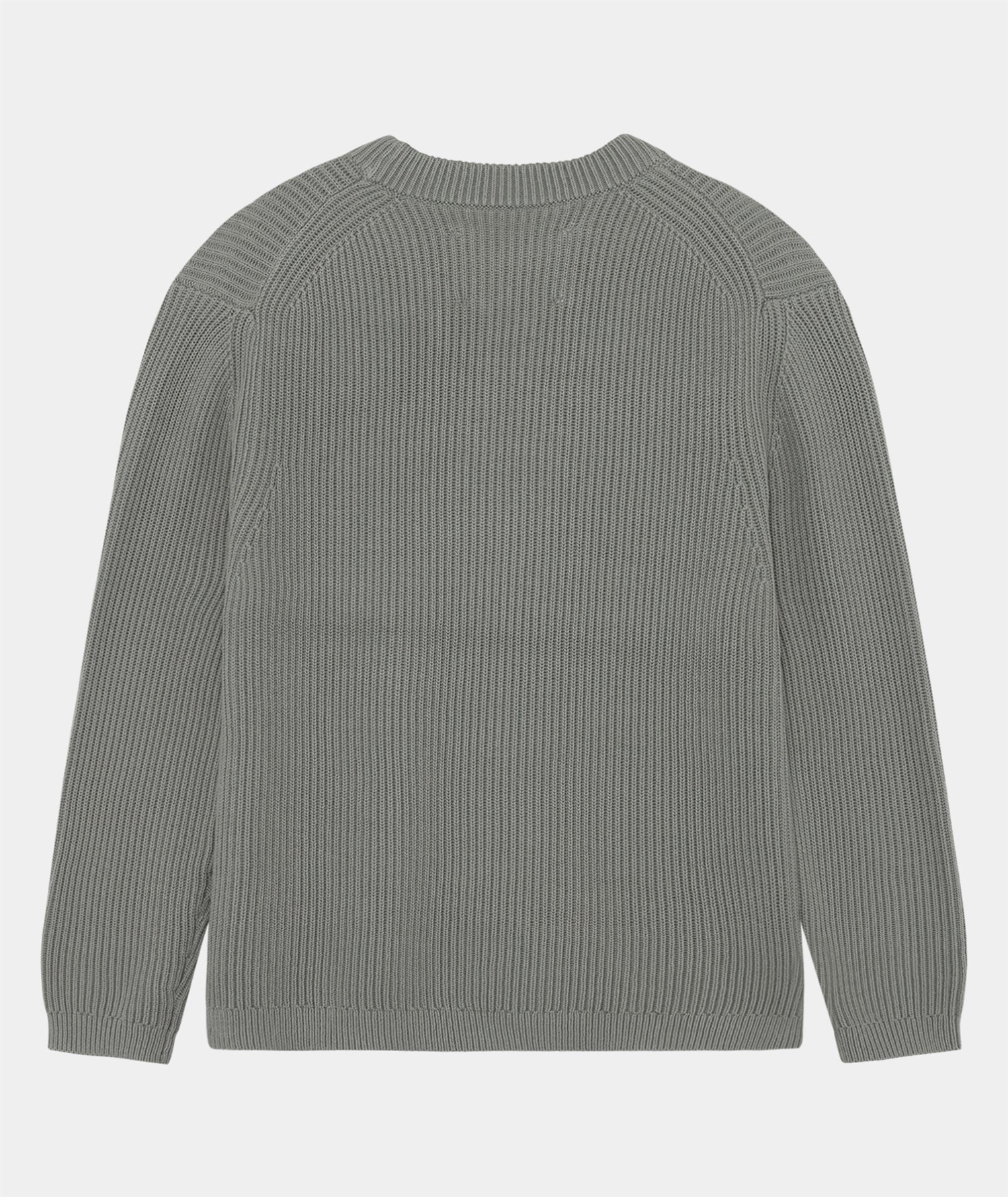 Boxy Cotton Knit - Dusty Green