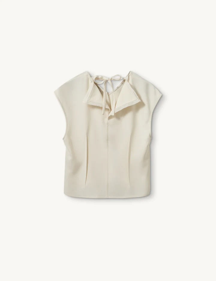Crepe Back Blouse
