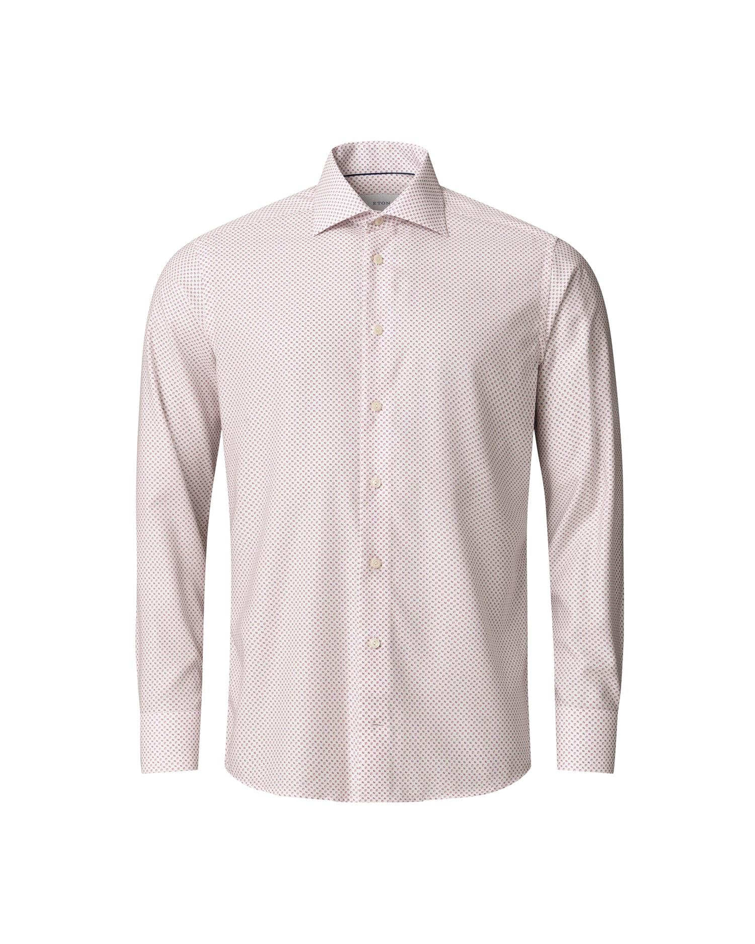 Slim Geometric Print Signature Twill Shirt