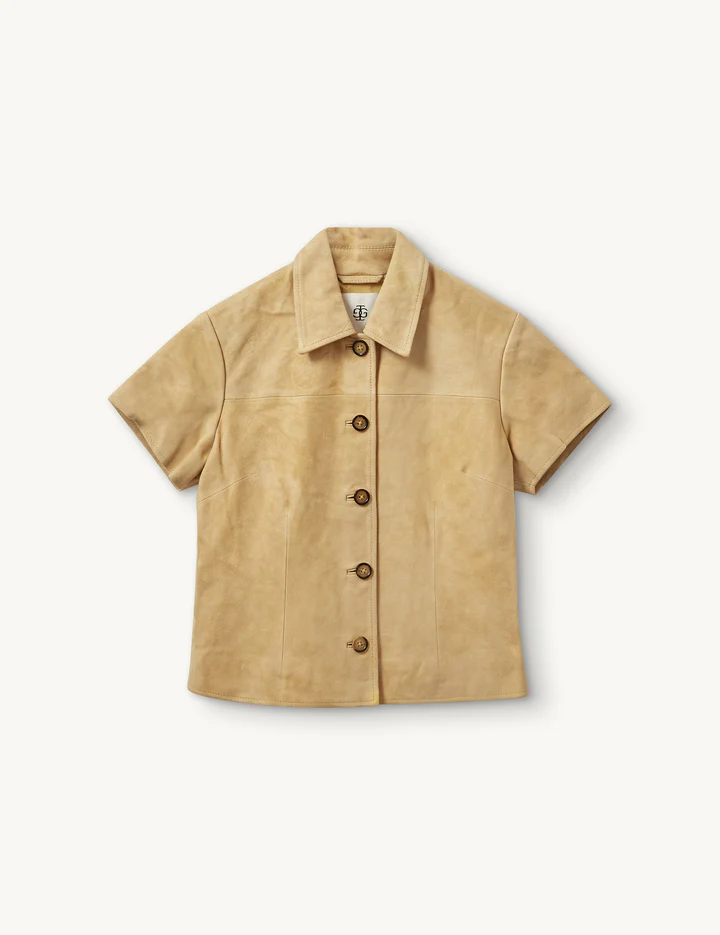 Suede Camp Shirt