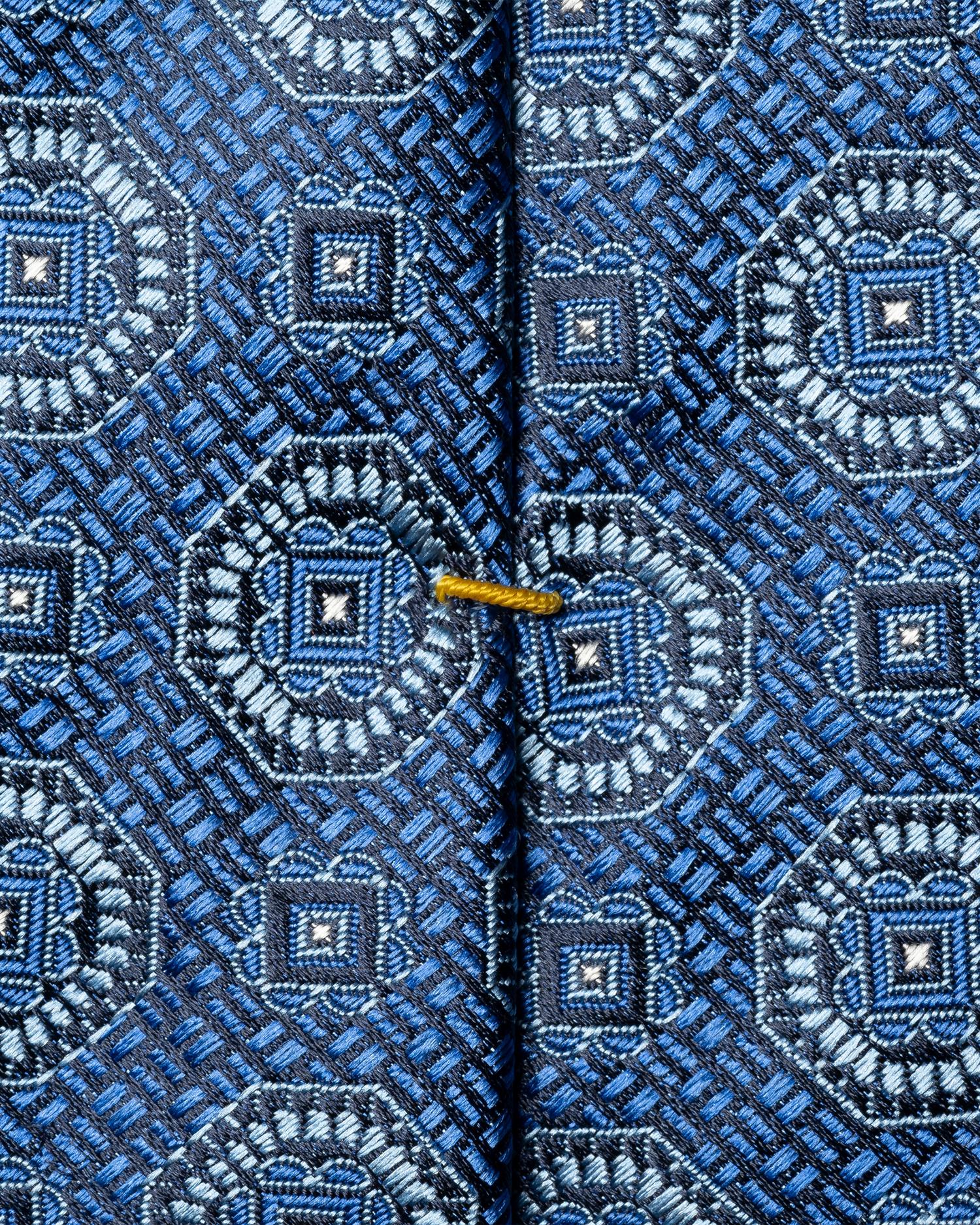 Medallion Woven Silk Tie