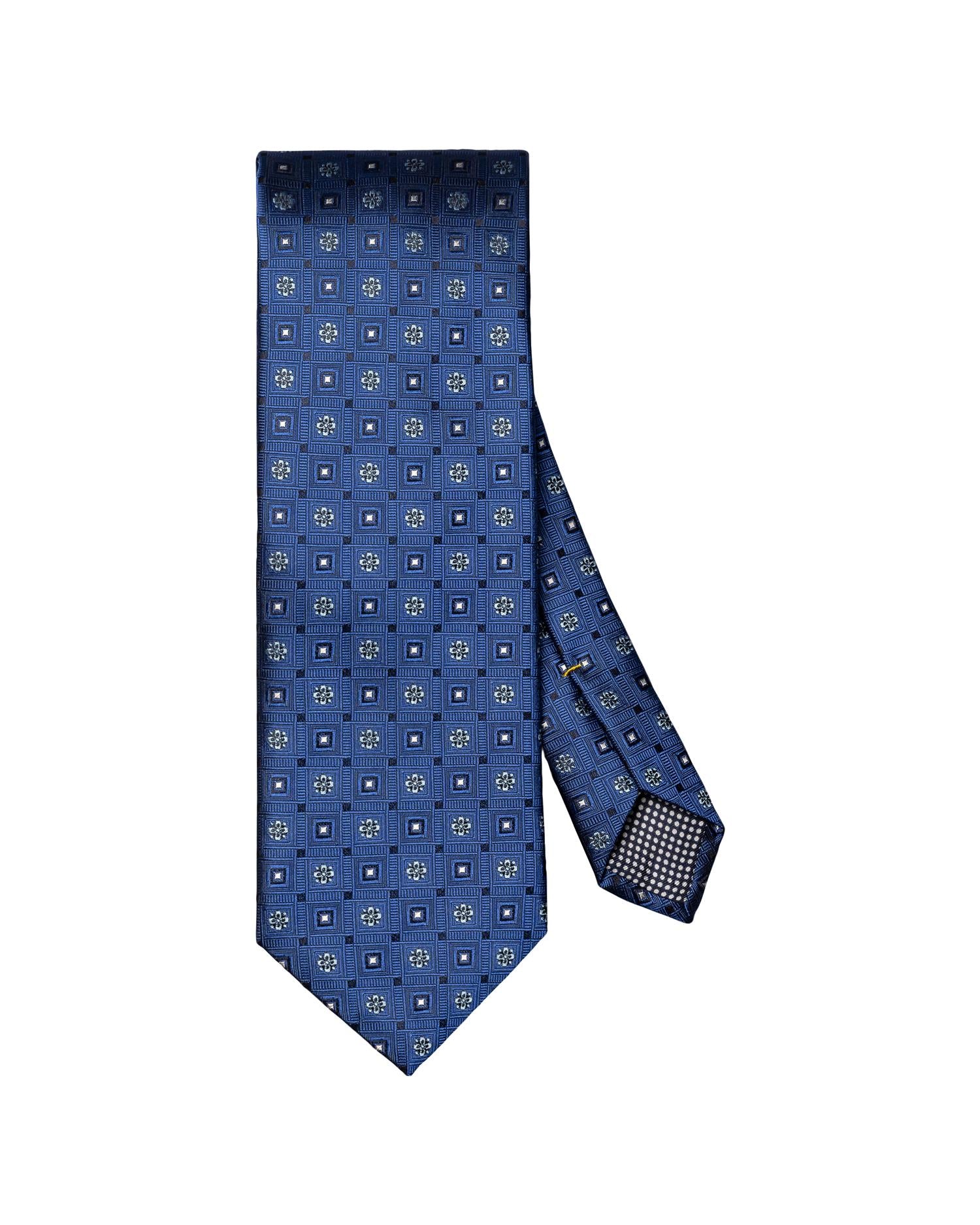 Geometric Woven Silk Tie