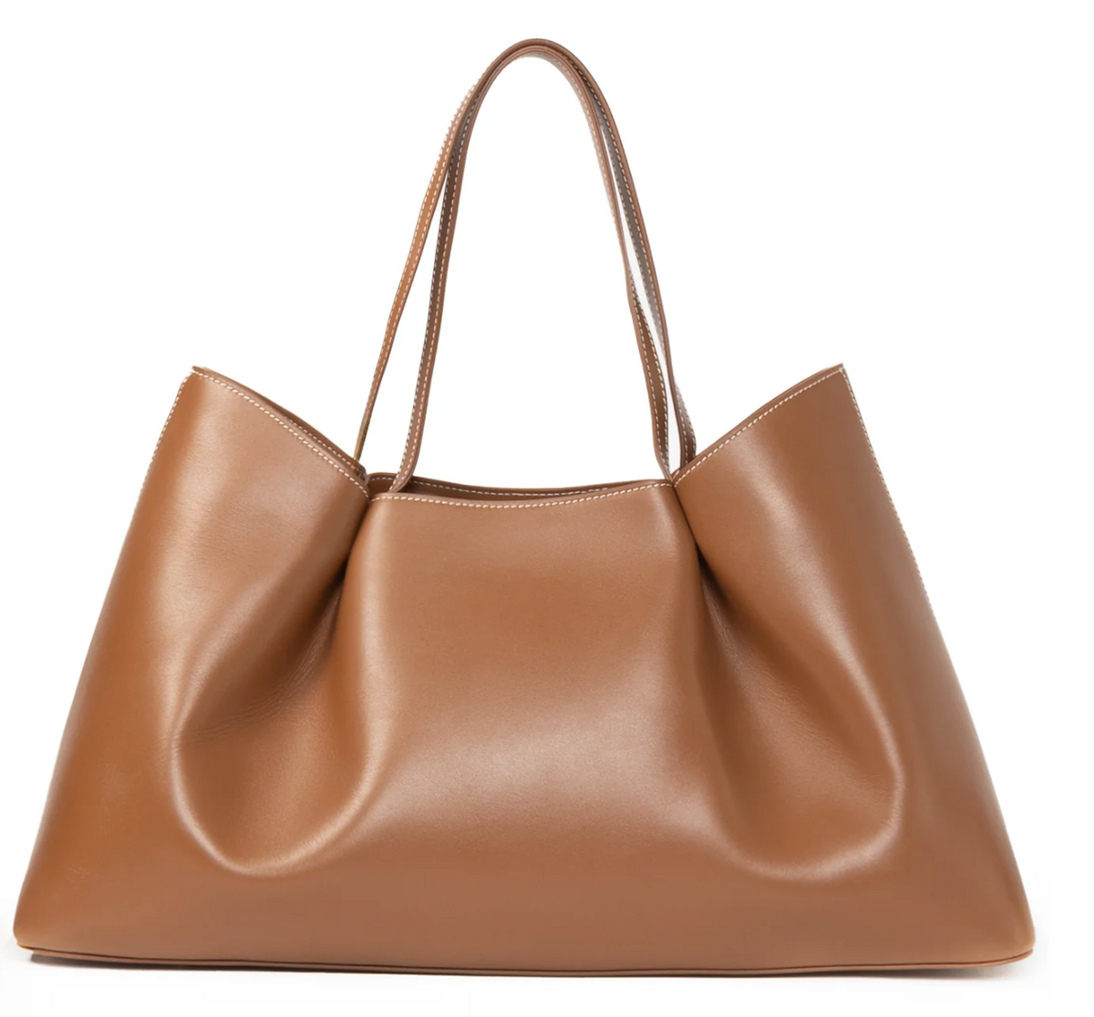Dimple tote leather