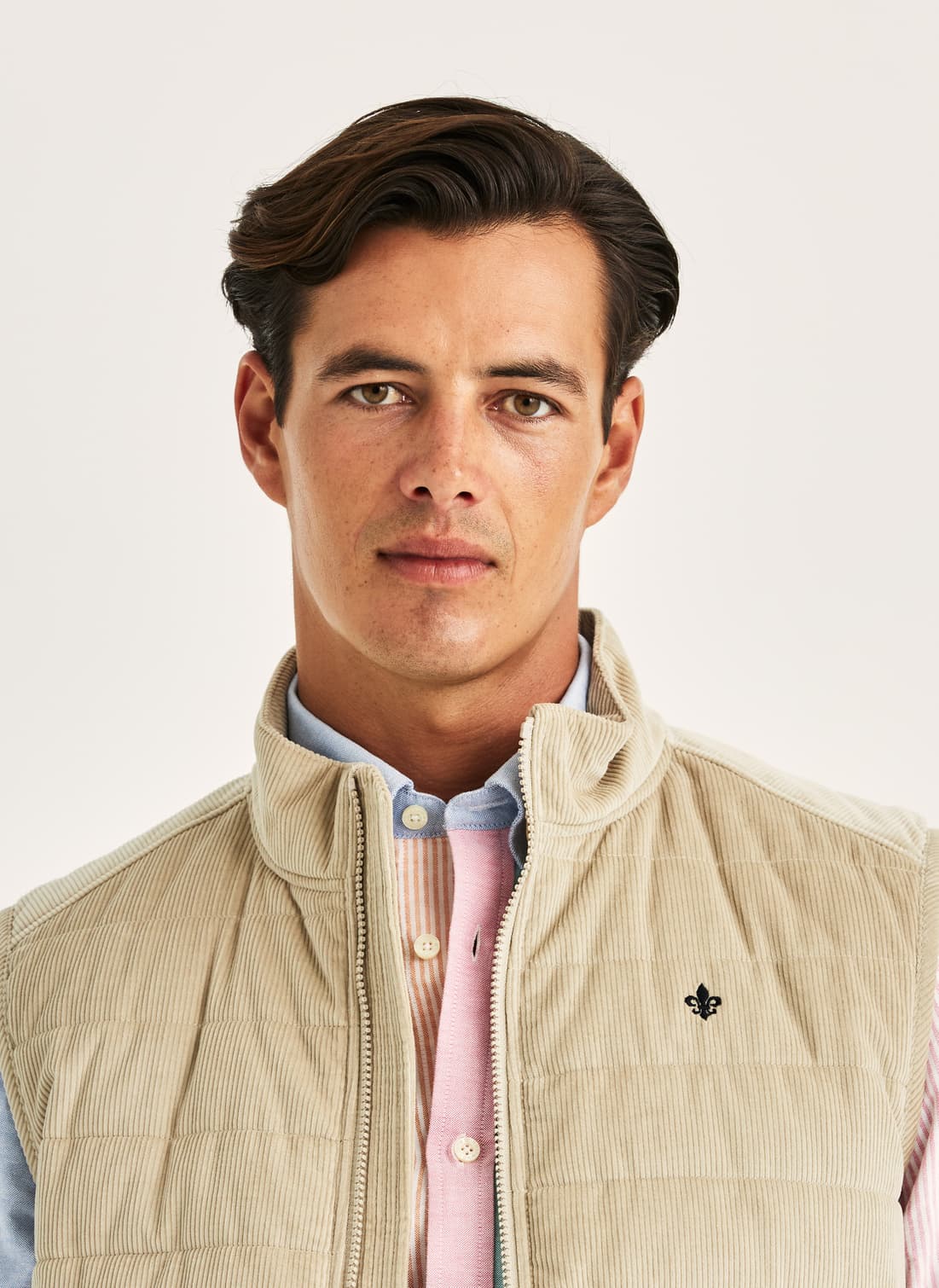 Ted Quilted Cord Vest