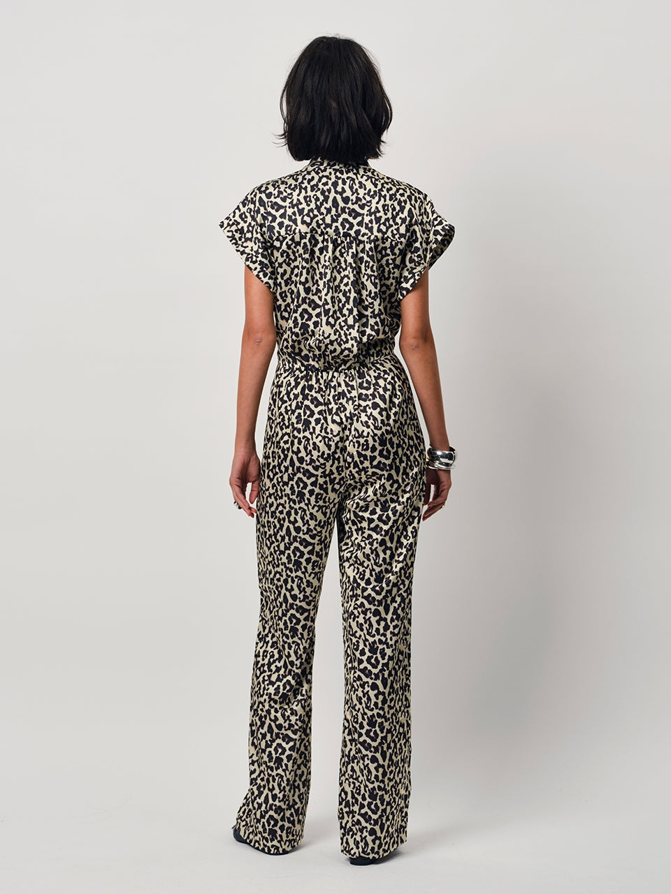 Oyana leopard printed jumpsuit