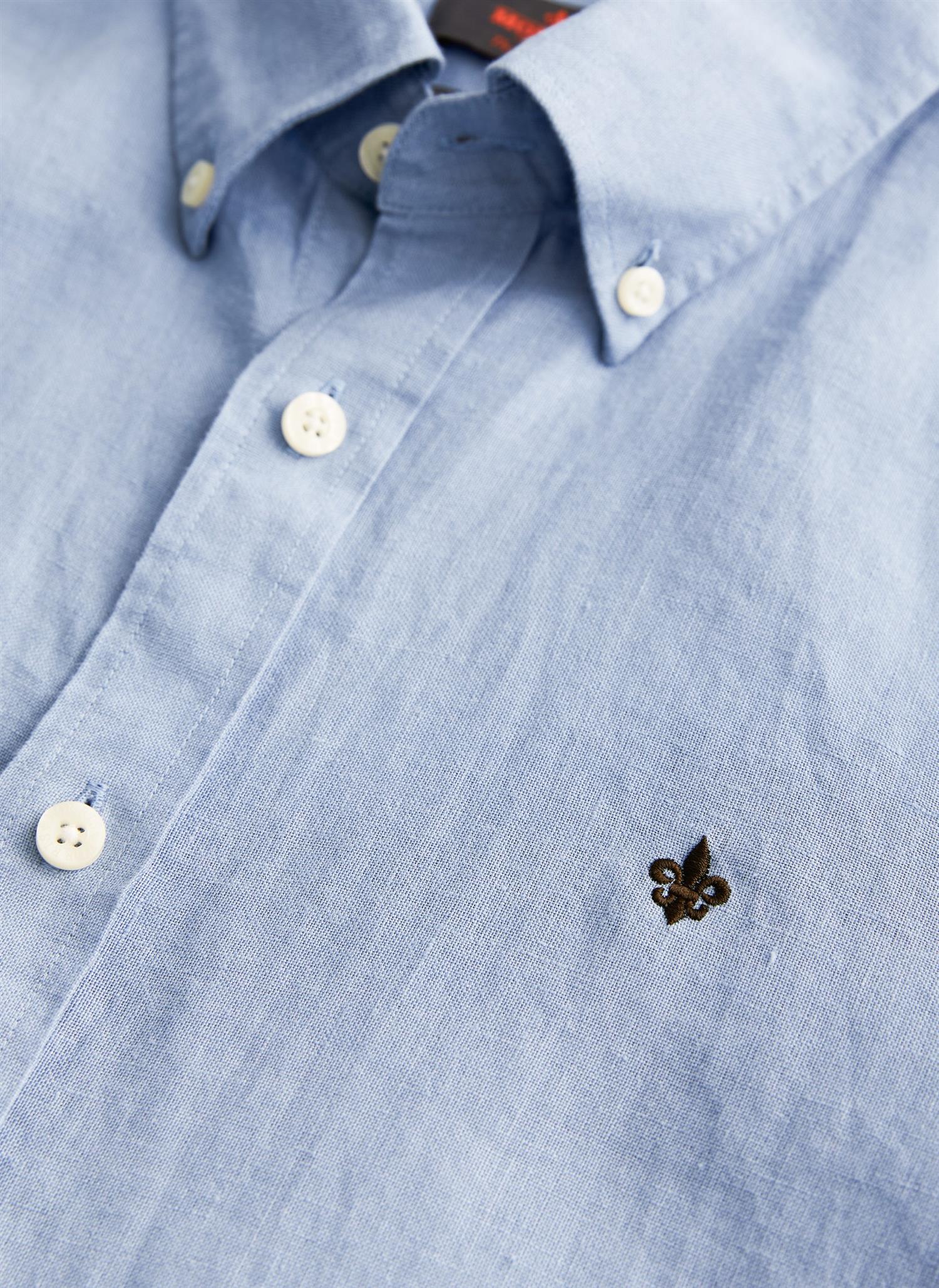 Douglas Linen Shirt-Classic Fit