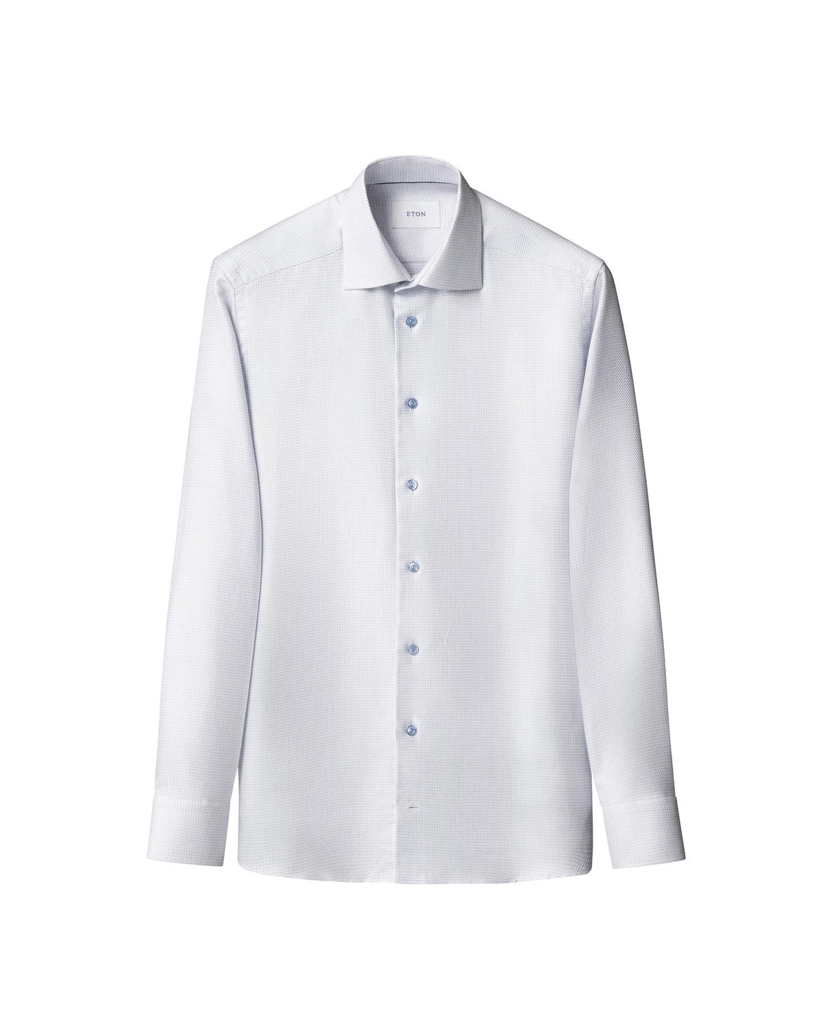 Light blue Micro Check King Twill Shirt