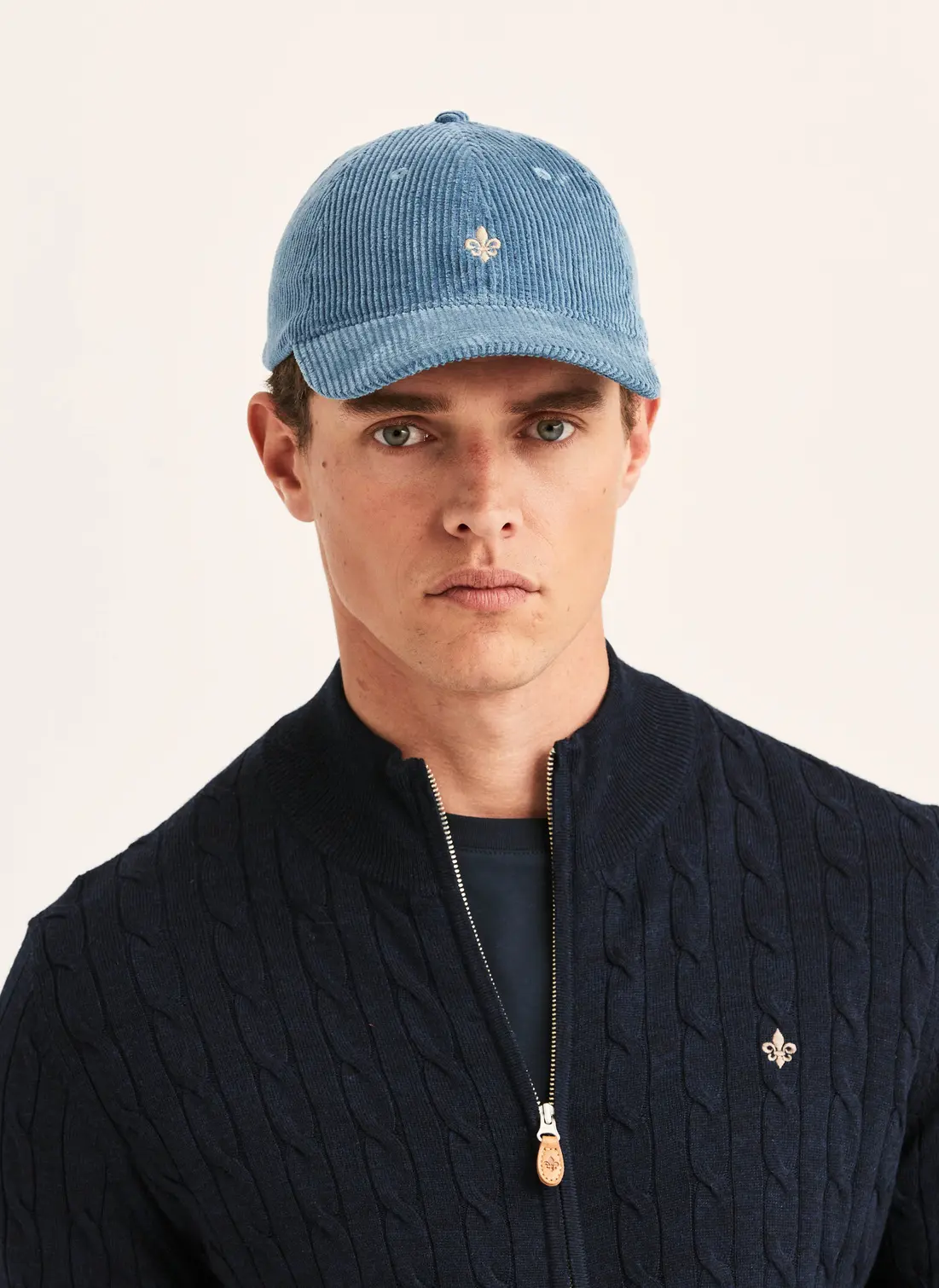Merino Cable Zip Cardigan