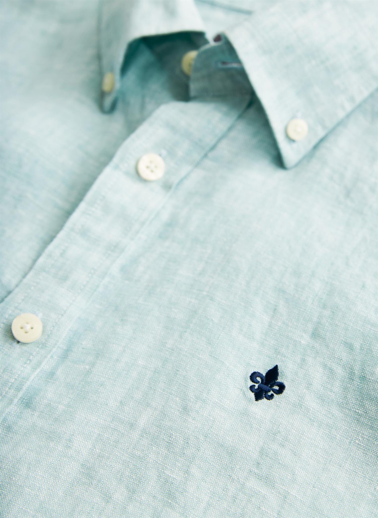Douglas Linen Shirt-Classic Fit