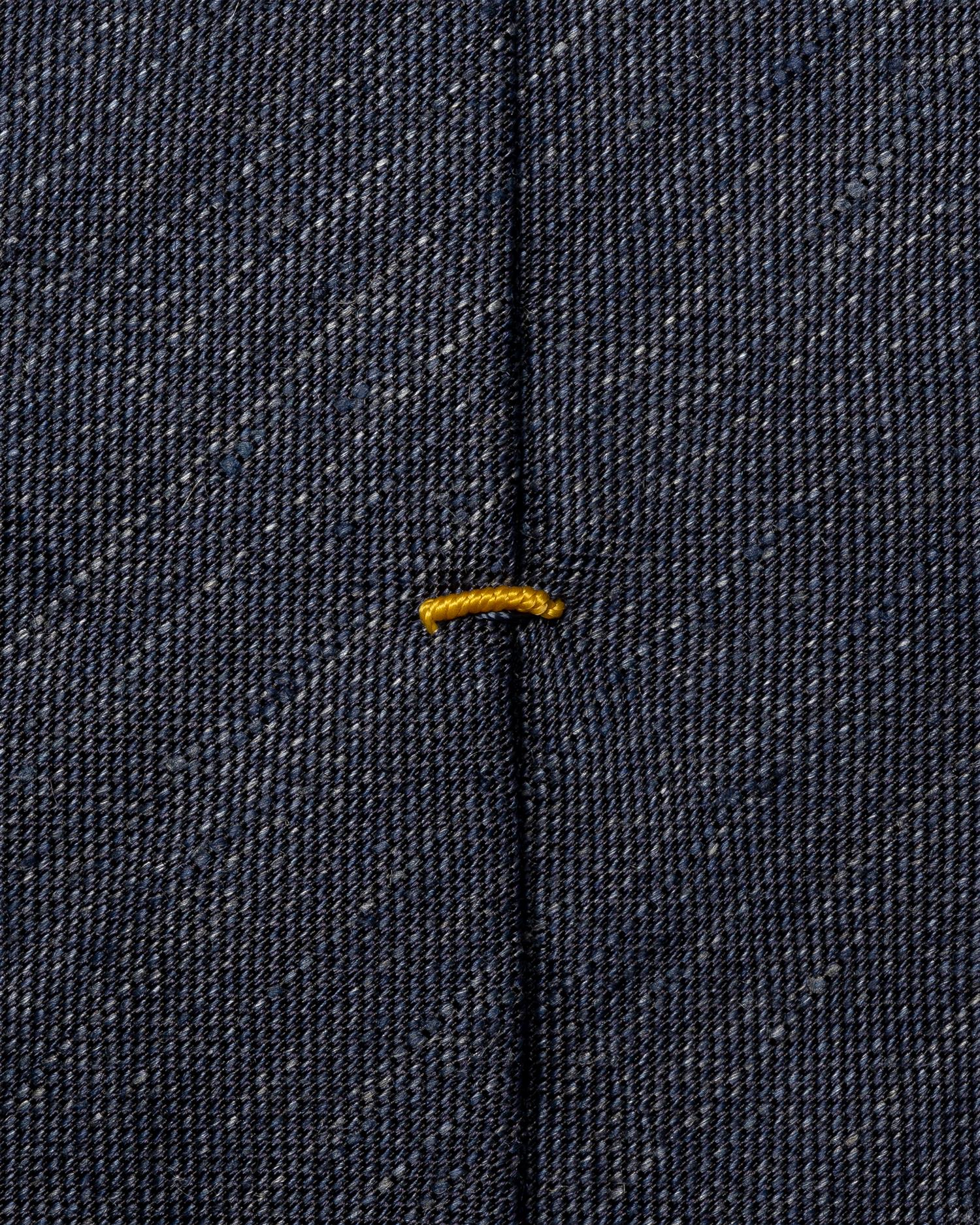 Solid Woven Linen Silk Tie