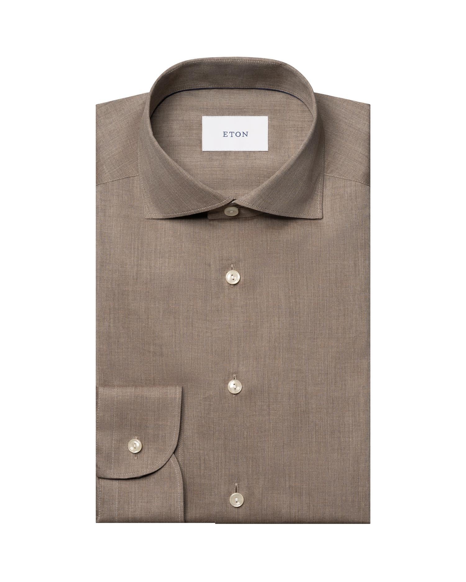 Slim Fit Solid Signature Flannel Shirt