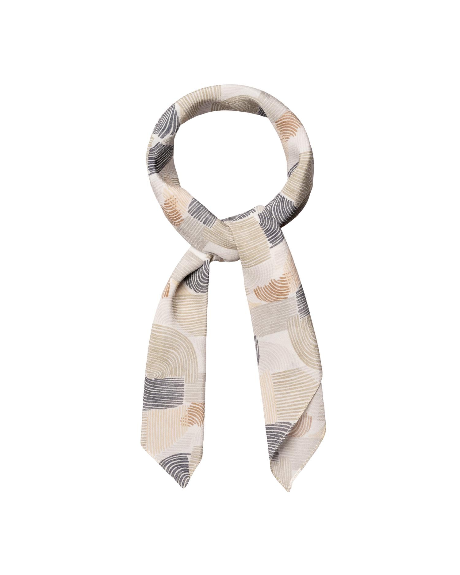 Geometric Silk Bandana