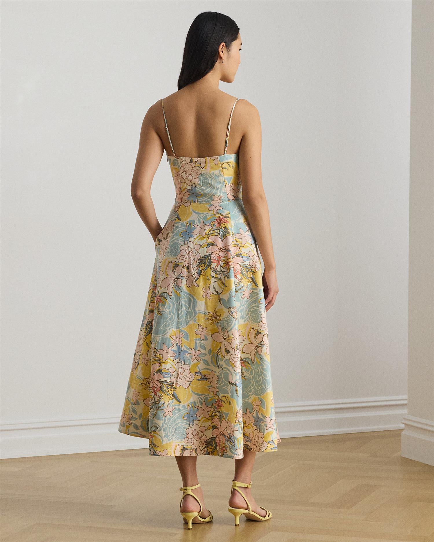 Woven Fit & Flare Dress