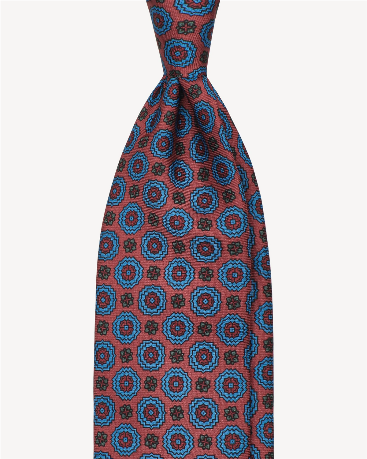 Artisan Floral Selftipped Italian Silk Tie