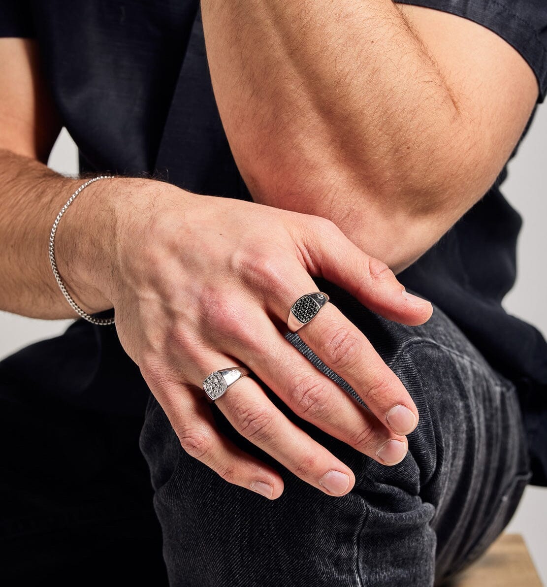Oslo Sort Diamant Ring