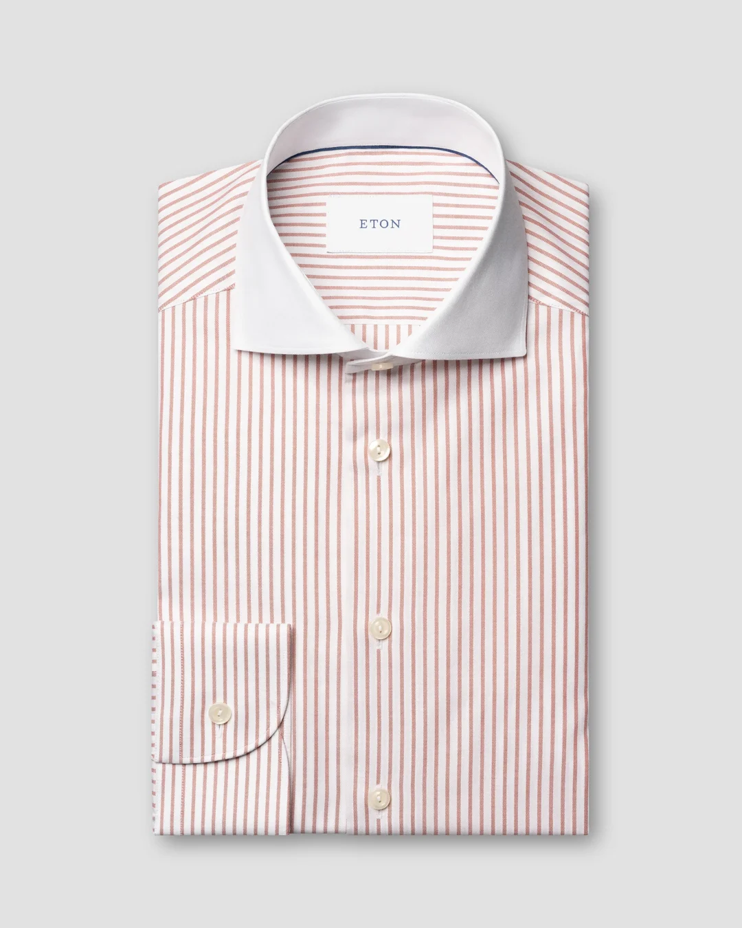 Orange Striped Signature Oxford Shirt