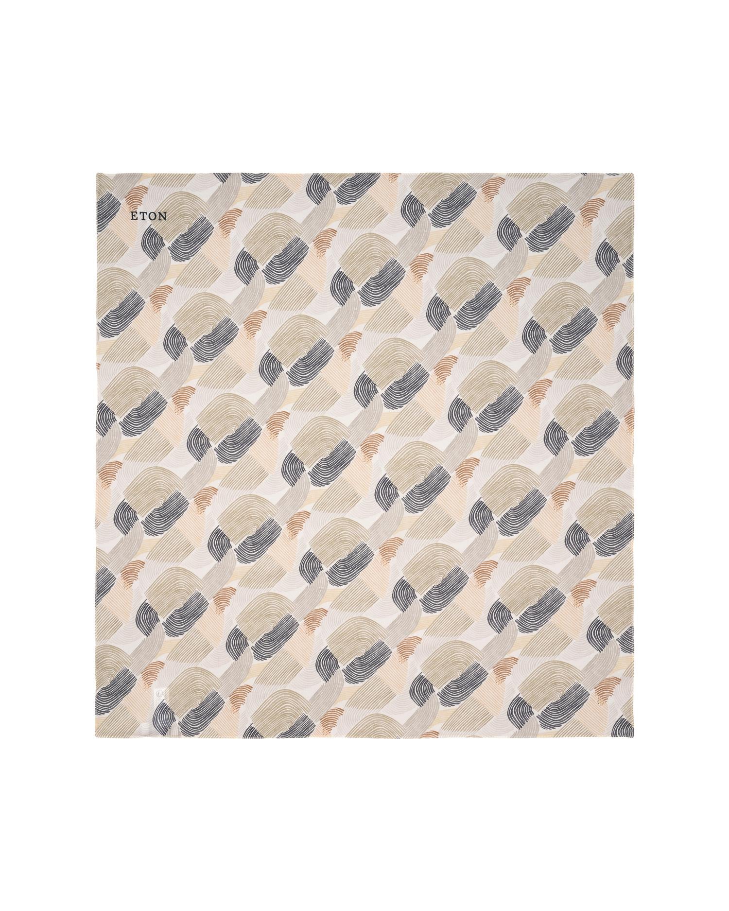 Geometric Silk Bandana