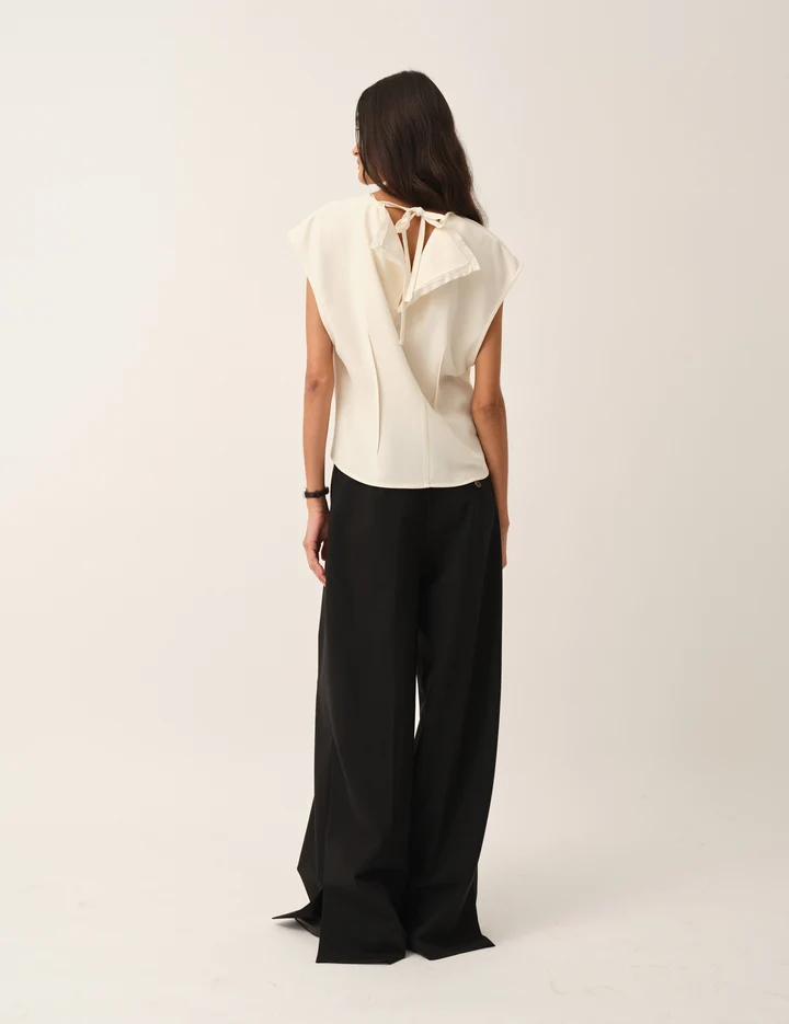 Crepe Back Blouse