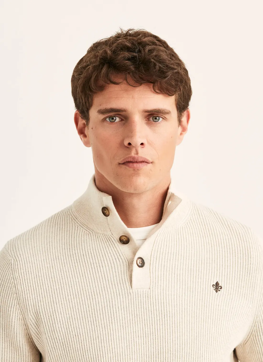 Niall Half Button Sweater