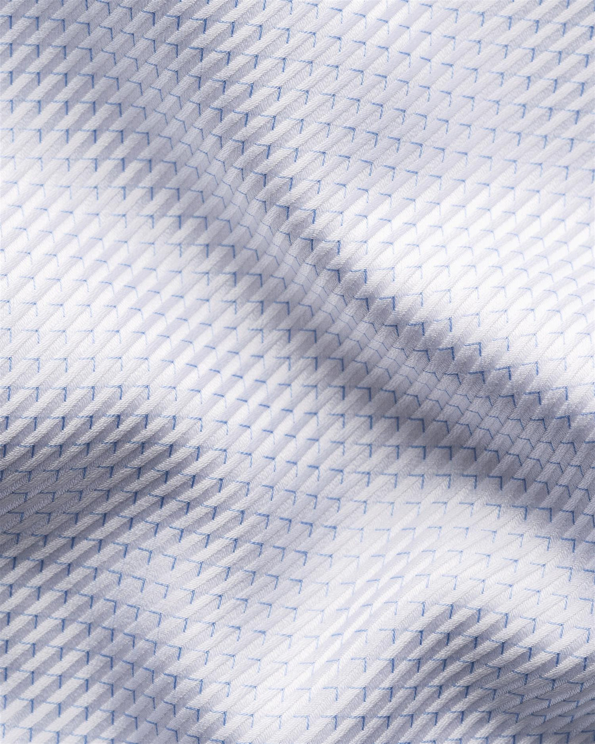 Light blue Micro Check King Twill Shirt