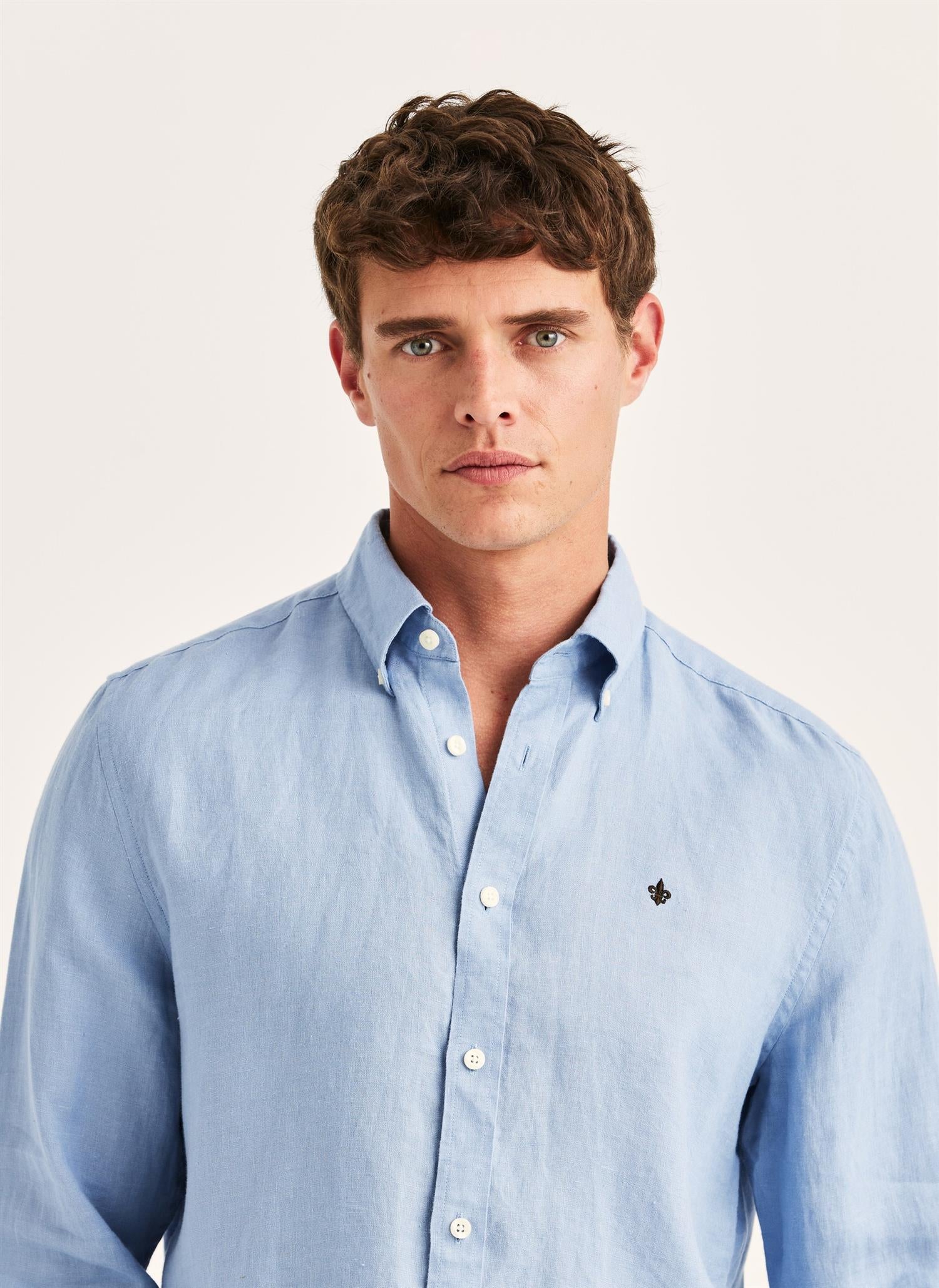 Douglas Linen Shirt-Classic Fit