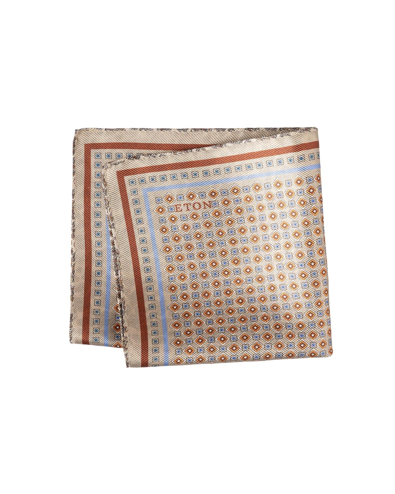 Medallion Double Print Pocket Square