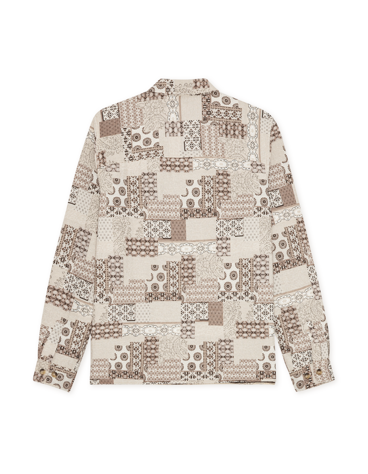 Layton Patchwork Jacquard Overshirt
