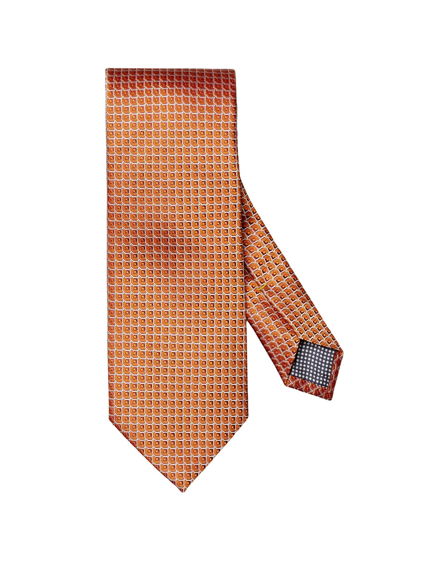 Geometric Woven Silk Tie