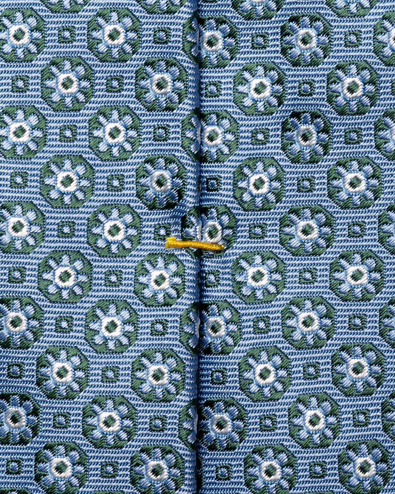 Medallion Woven Silk Tie