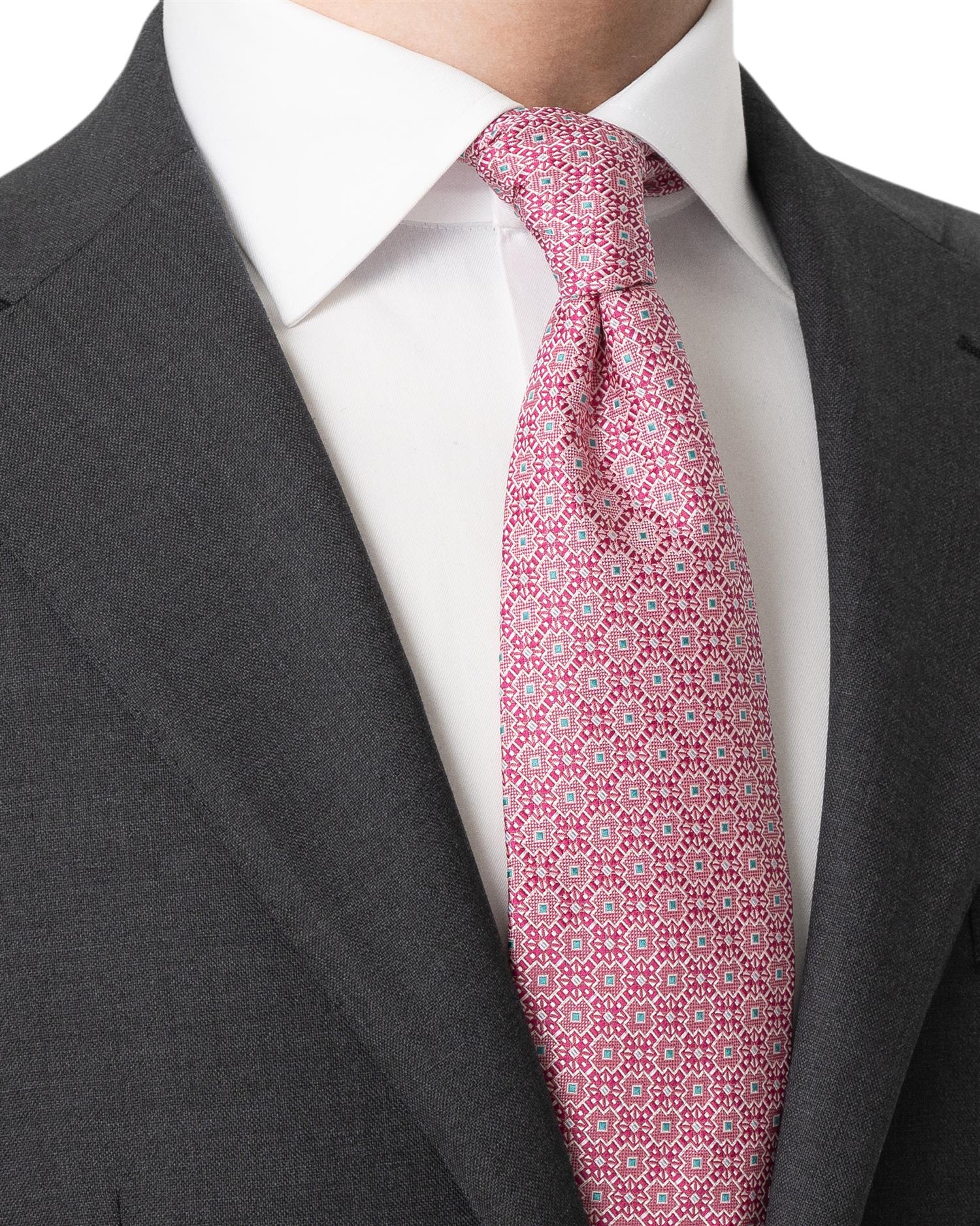 Medallion Woven Silk Tie