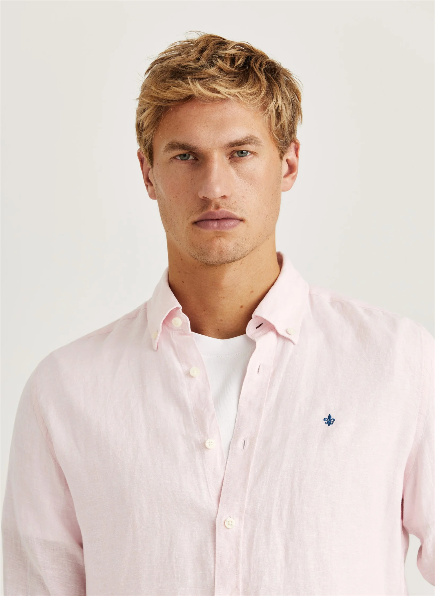 Douglas Linen Shirt-Classic Fit