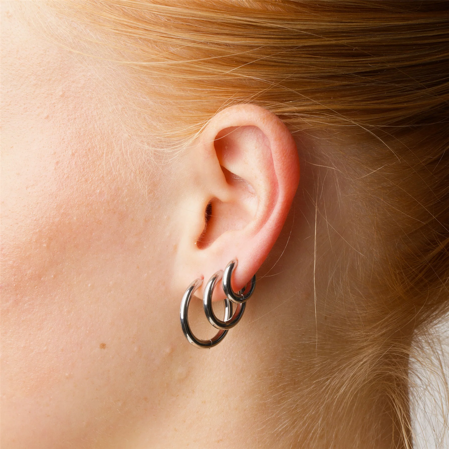 Hollie - Hoop Earrings 17mm Stainless Steel