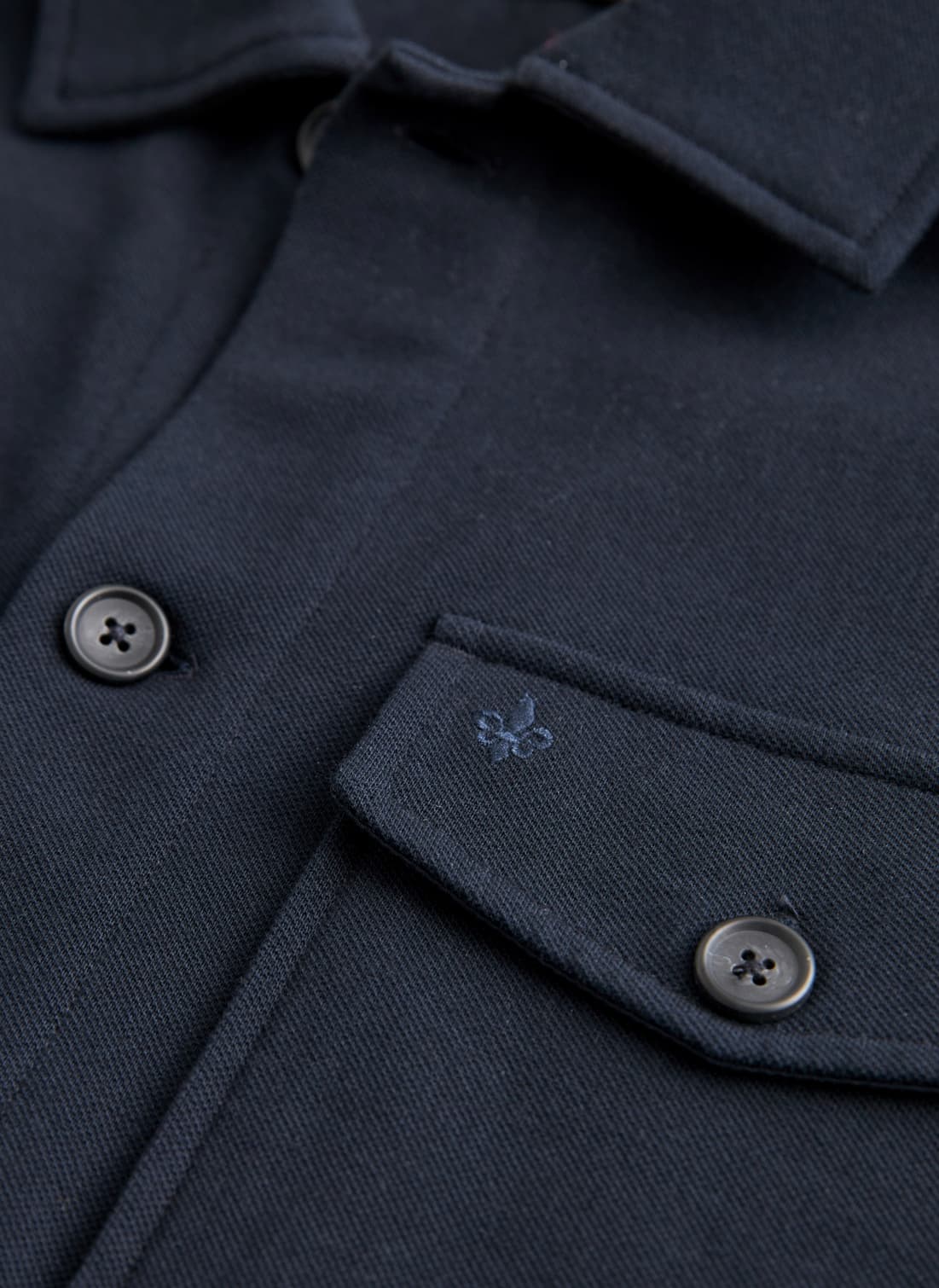 Andrew Piqué Jersey Overshirt