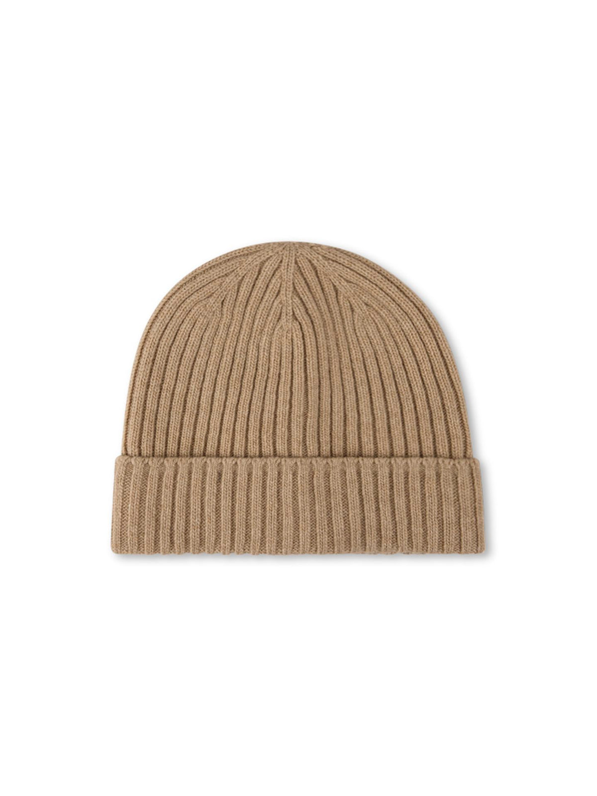 Beige Hatt I Merinoull