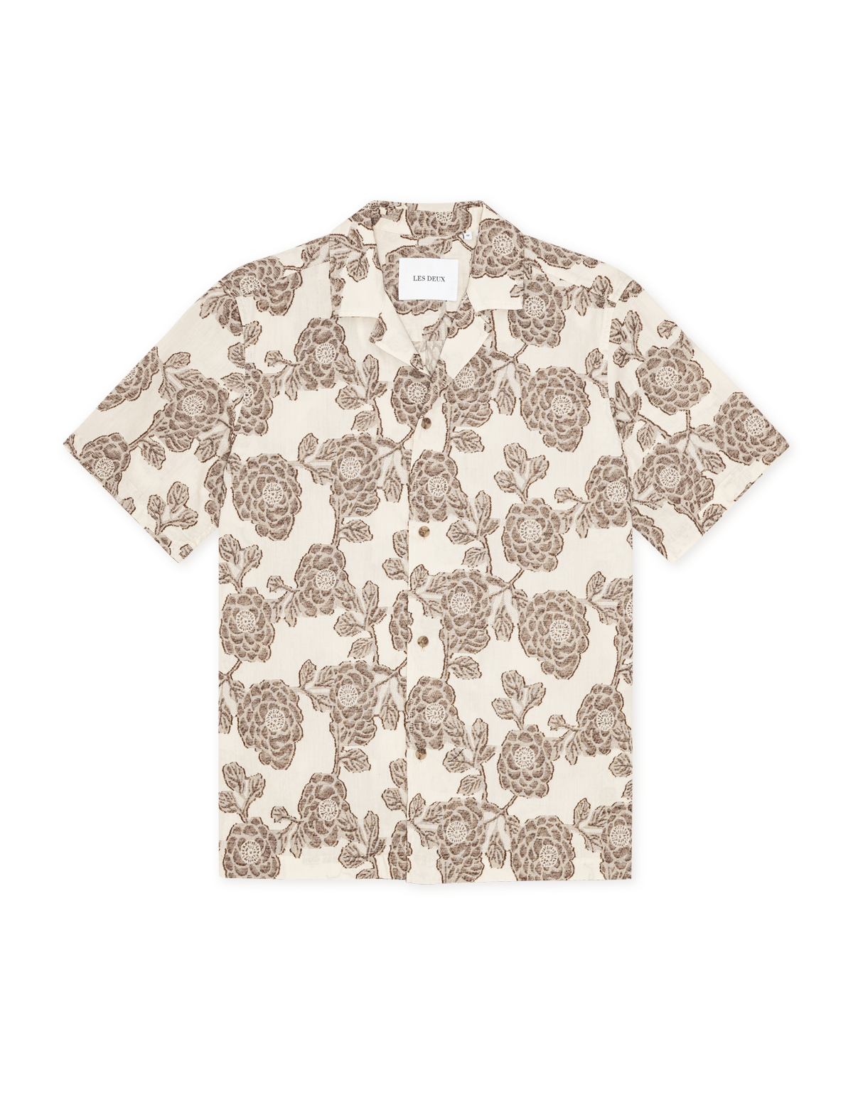 Lesley Flower Jacquard SS Shirt