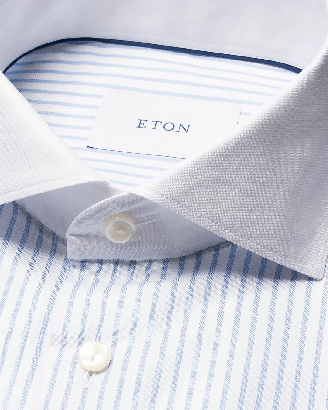 Light blue Striped Signature Oxford Shirt
