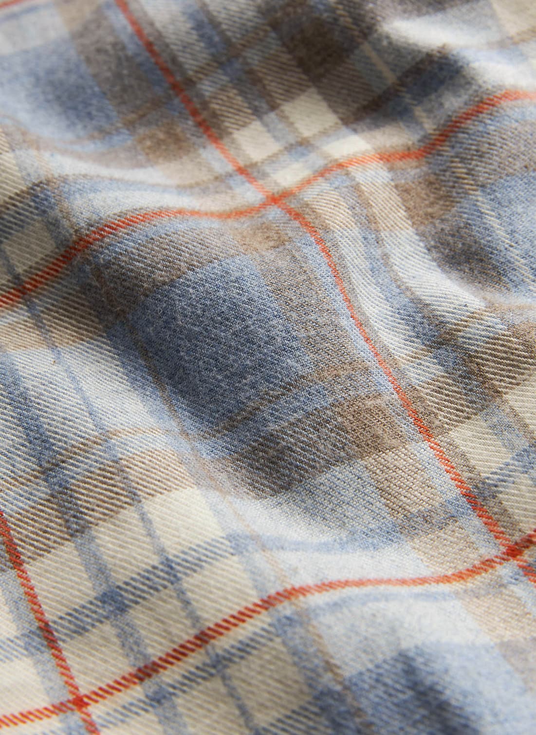 Happy Flannel Check Shirt-Classic Fit