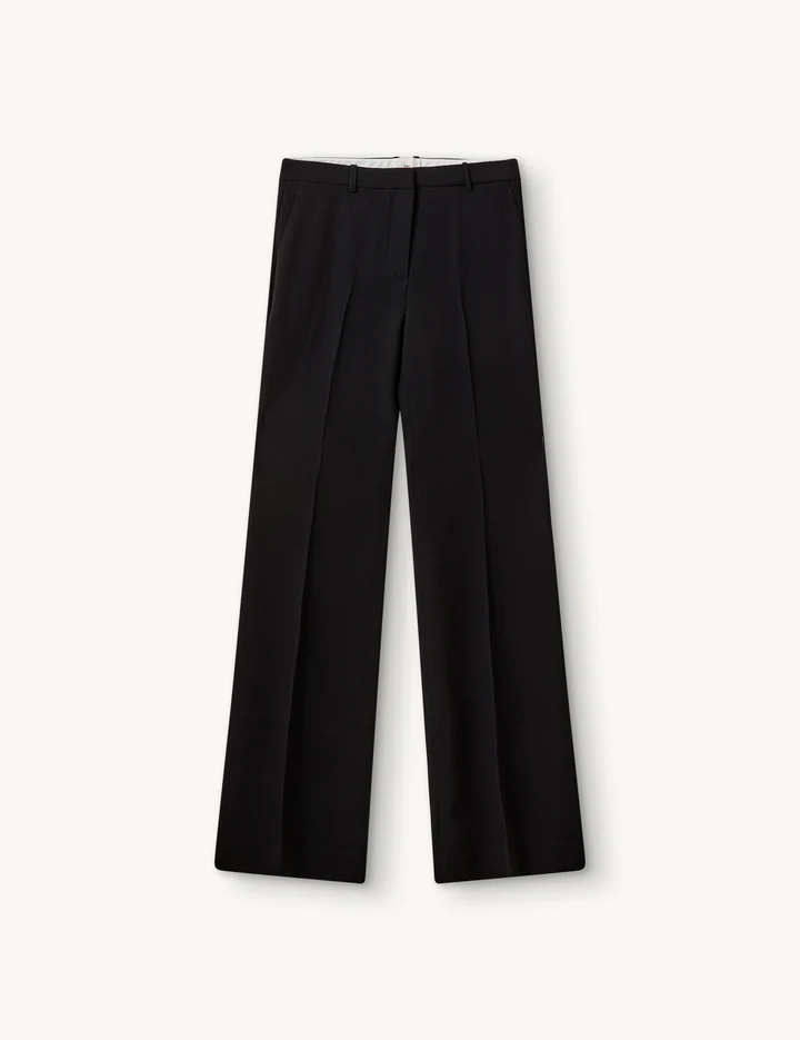 Crepe Wide Pants