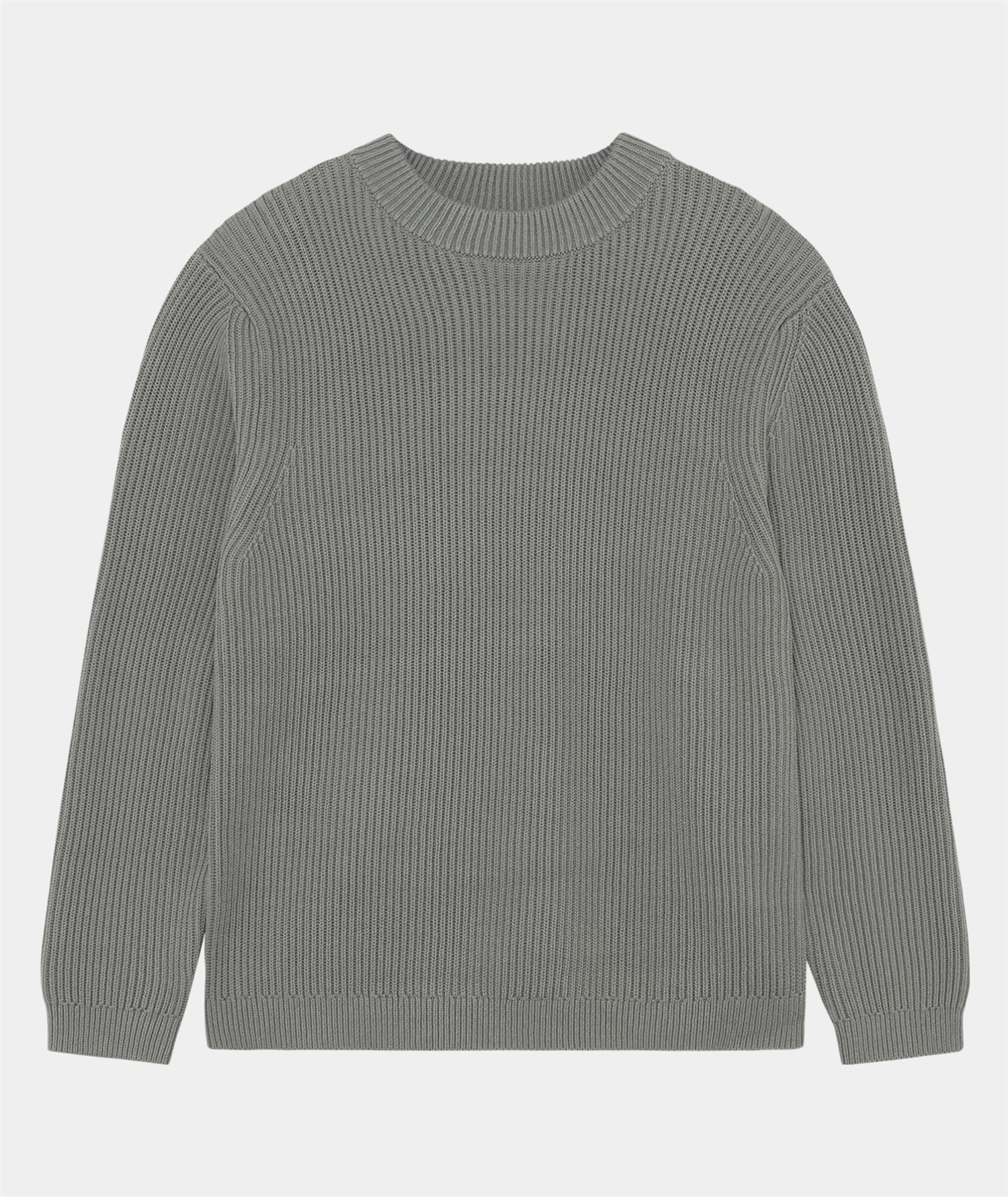 Boxy Cotton Knit - Dusty Green